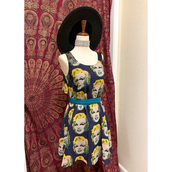 🌈 Amazing Rare Andy Warhol dress - Picture 11 of 11